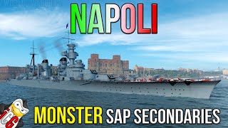 Napoli Review - MONSTER SAP Secondaries - World of Warships