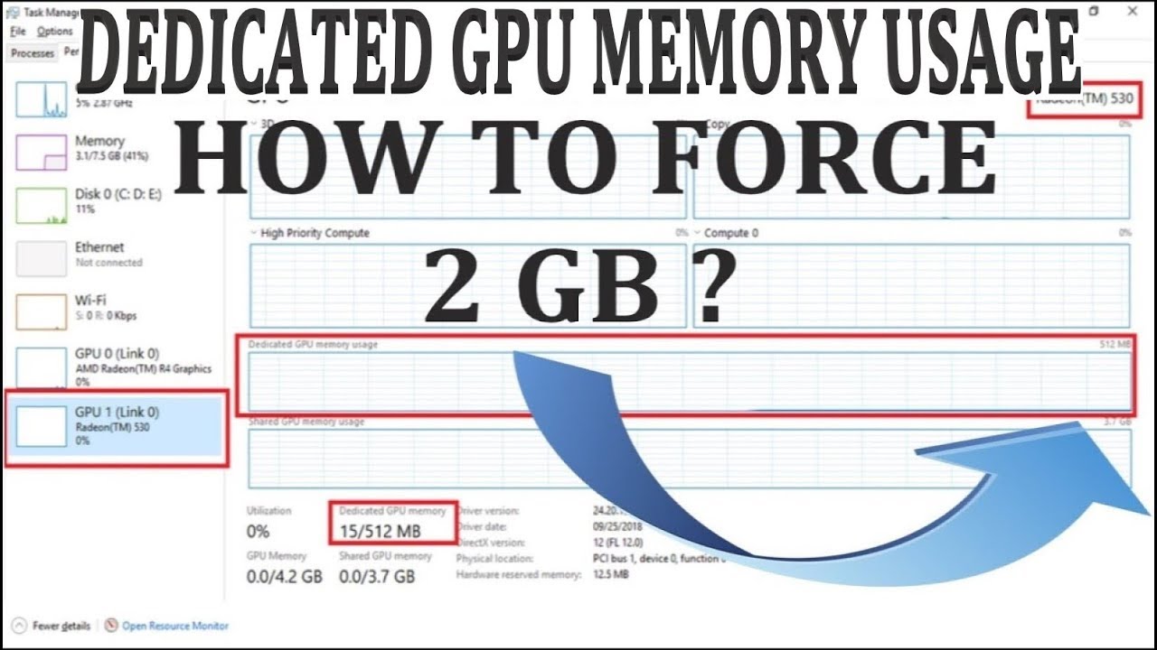 selvbiografi pige værdi HOW TO CHANGE 2 GB DEDICATED GPU MEMORY USAGE FOR APU ? - YouTube