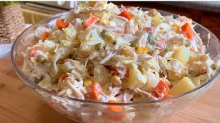 Easy and Hearty Cold Chicken Salad
