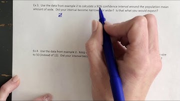 Confidence Intervals for One Population Mean (z-interval)
