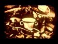 Nespresso incroyable talent de dessin de sable sand animation