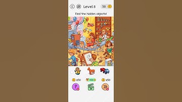 Braindom Level 8 Find the hidden objects!