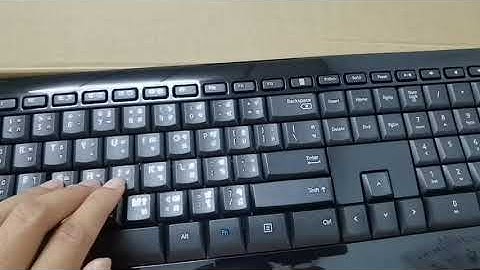 [Unboxing] Microsoft Wireless Keyboard 850 (Thai version) | Typing, Click sound