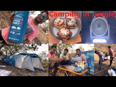 Camping in deep forest jungle 🌳 Mk Vlogs Bhiwandi Maharashtra India 🌳