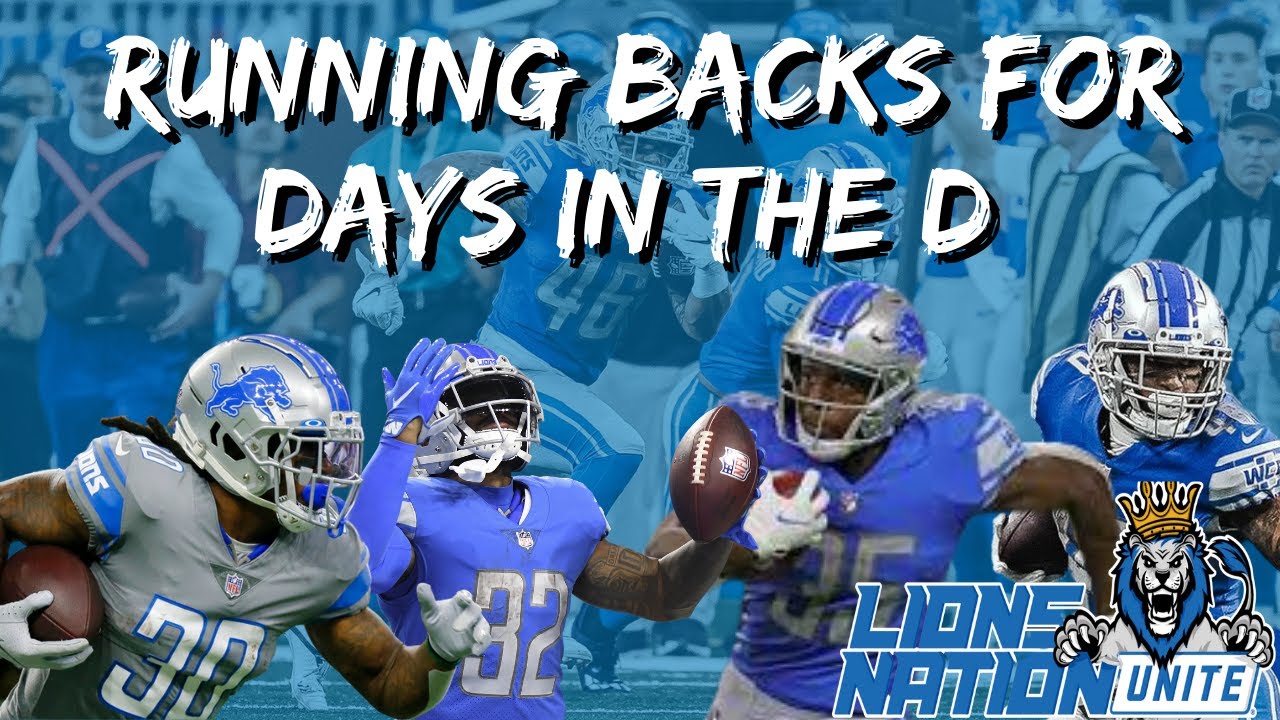 Detroit Lions Running Backs For Days In The D [Detroit Lions News