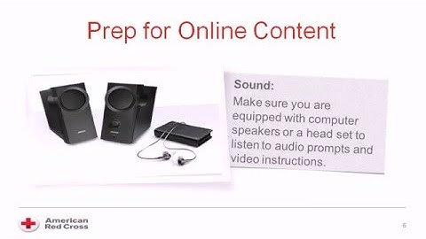 How to Access your Red Cross Blended Learning Online Content