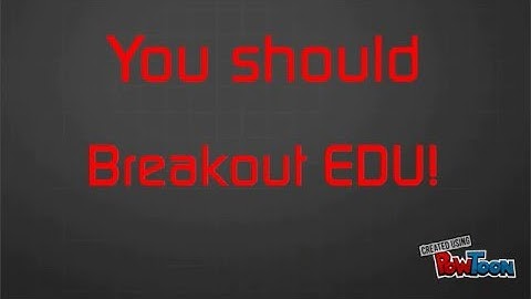 Breakout EDU Intro NCTies16