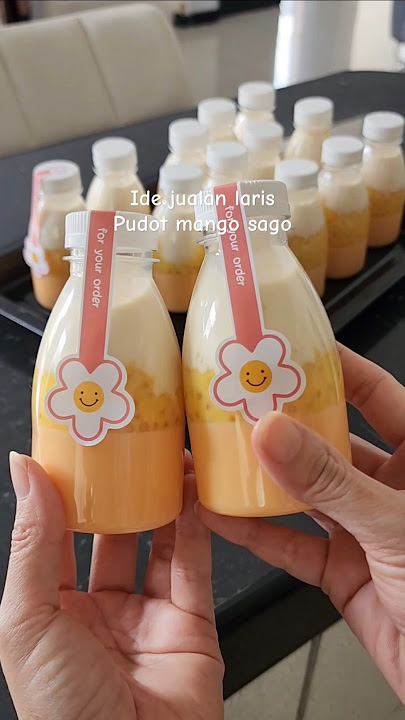 Ide jualan pudot mango sago. Resep cek ▶️☝️ diatas tulisan ini. #reseppudingsedot #pudingsedot