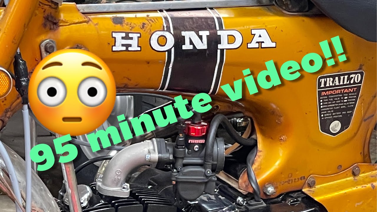 Honda CT70K0 - this one puts up a good fight!