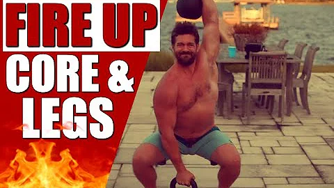 Leg & Core Shredding Kettlebell Routine [Burns Fat & Builds POWER!] | Chandler Marchman
