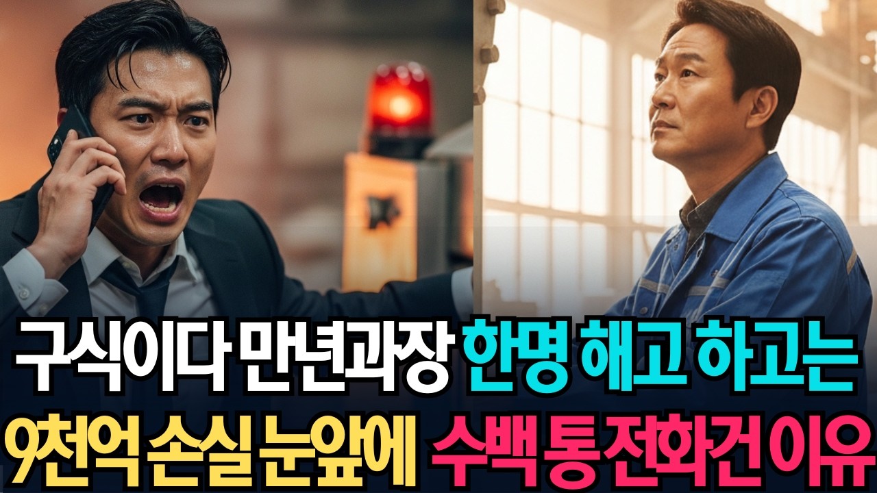 구식이라며 만년 과장 쫓아낸 회사가수백통 전화 건 진짜 /이유노후사연, 이야기친구, 오디오북, 시니어