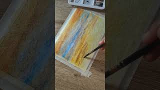 Watercolor landscape painting #tutorial #art