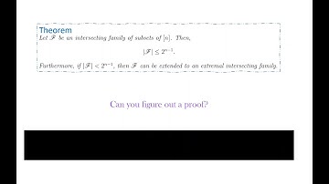 Largest intersecting family!! A starting point of Extremal Set Theory