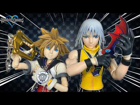 Kingdom Hearts Play Arts 2008 Sora and Riku REVIEW