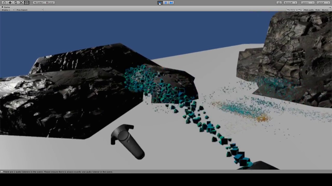 Light affected pseudo-3d particles in Unity - YouTube