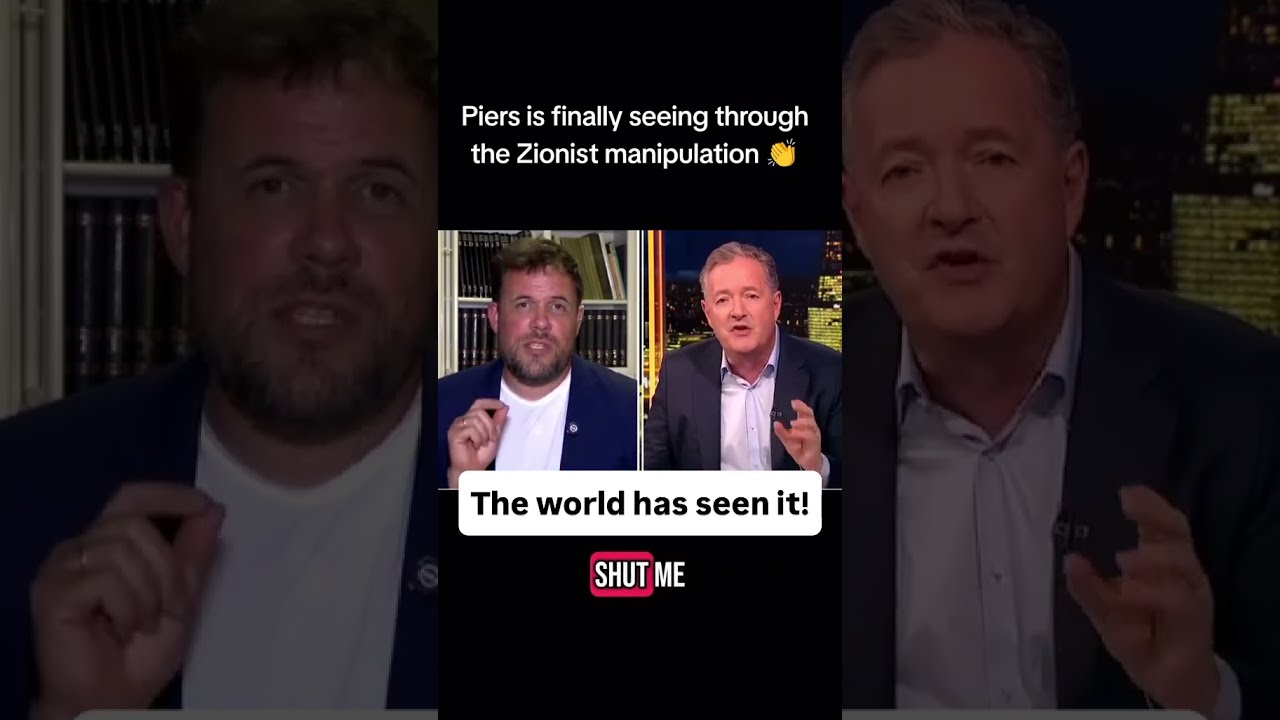 Piers Morgan Finally Understands Zionist Manipulation