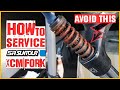 QUICK service - SR Suntour  - as EZ as possible - tutorial