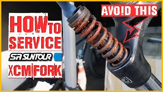 QUICK service - SR Suntour - as EZ as possible - tutorial