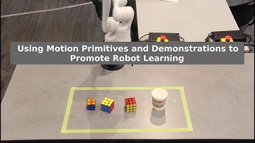 Using Motion Primitives and Demonstrations to Promote Robot Learning