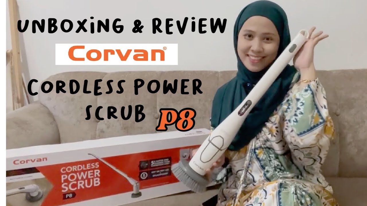 corvan cordless power scrub
