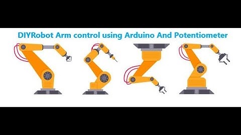 Robot arm using Arduino and potentiometer in HINDI