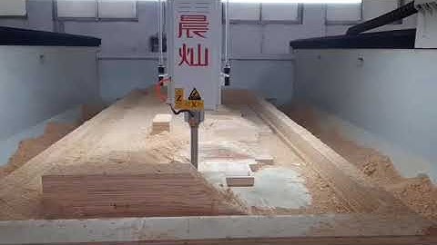 Large format wood Foundry pattern CNC milling router machine