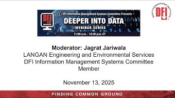 November 13, 2025 Deeper Into Data Webinar: Xin Peng, Ph.D., P.E. and Jesse G. Rauser, P.E.
