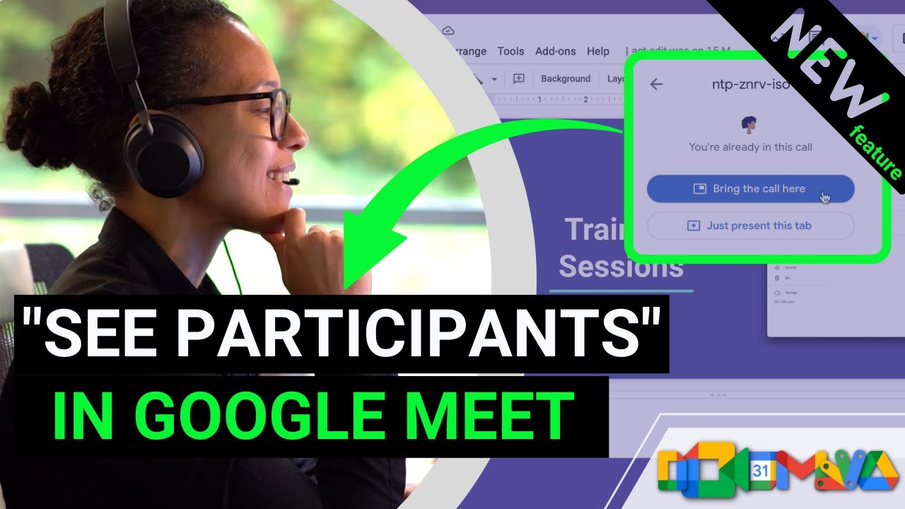 Varios enfocar giratorio Present in Google Meet And See Participants - New Feature! - YouTube
