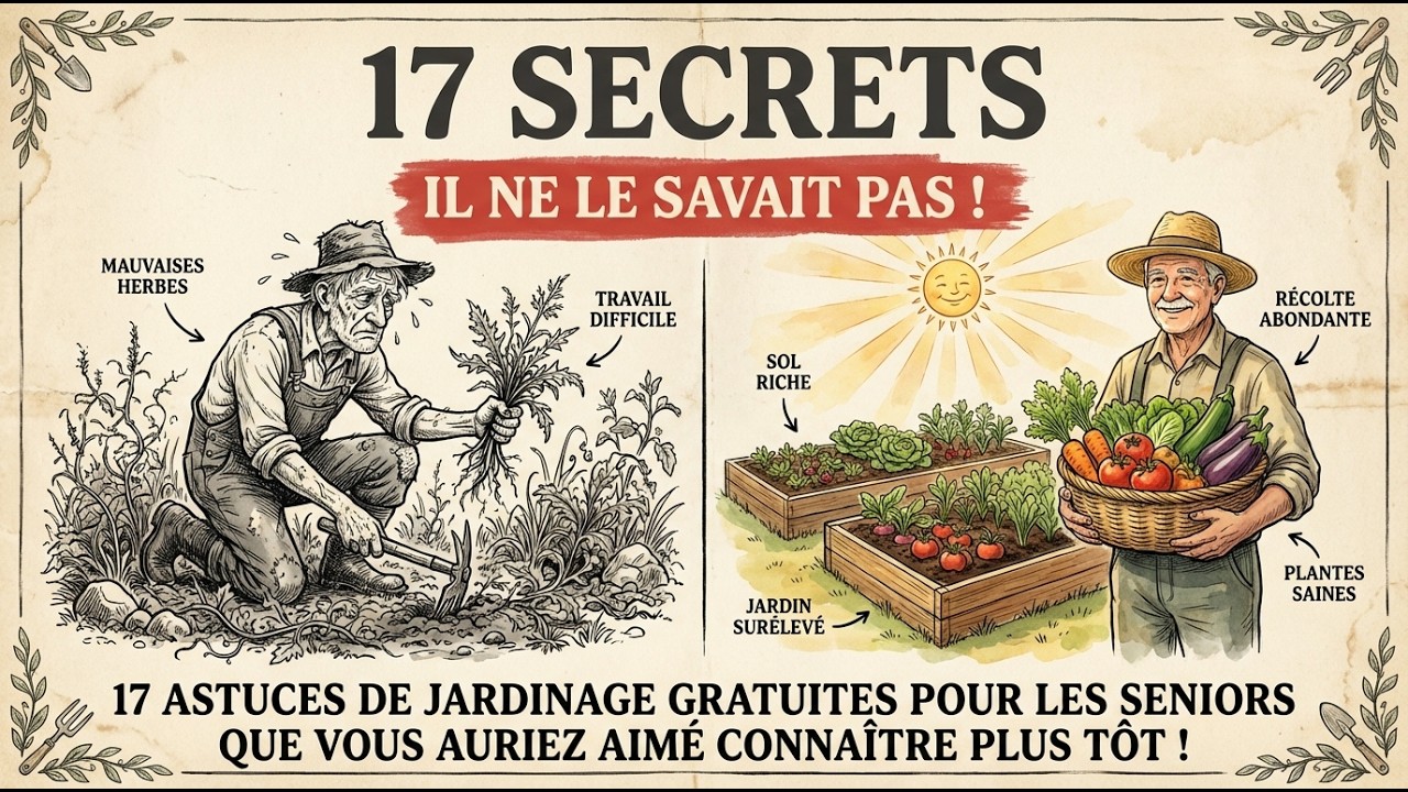 17 conseils de jardinage GRATUITS pour seniors que vous auriez aimé connaître plus tôt !