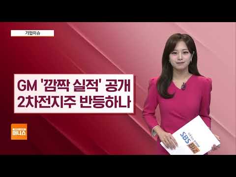 [기업이슈] <strong>GM</strong> 깜짝 실적에 투자심리 살아나… 이차전지주 상승세