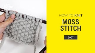 How to Knit: Moss Stitch (Seed Stitch)