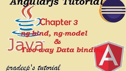 AngularJS Two way databinding | Difference between ng-bind and ng-model