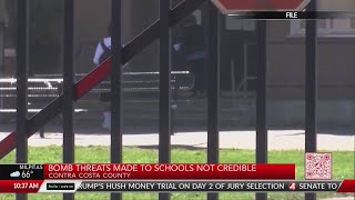 Multiple East Bay schools respond to bomb threats Wednesday morning