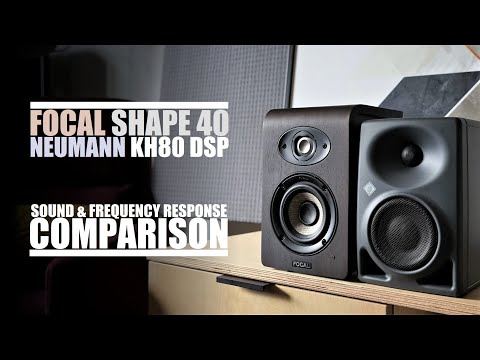 Neumann KH80 DSP vs Focal Shape 40  ||  Sound & Frequency Response Comparison