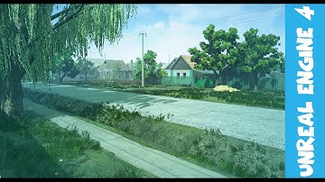 Street on the outskirts-Unreal Engine 4