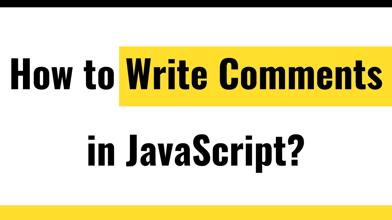 ✅ Javascript Comments | Javascript Single Line Comments | Javascript Multiple Line Comments