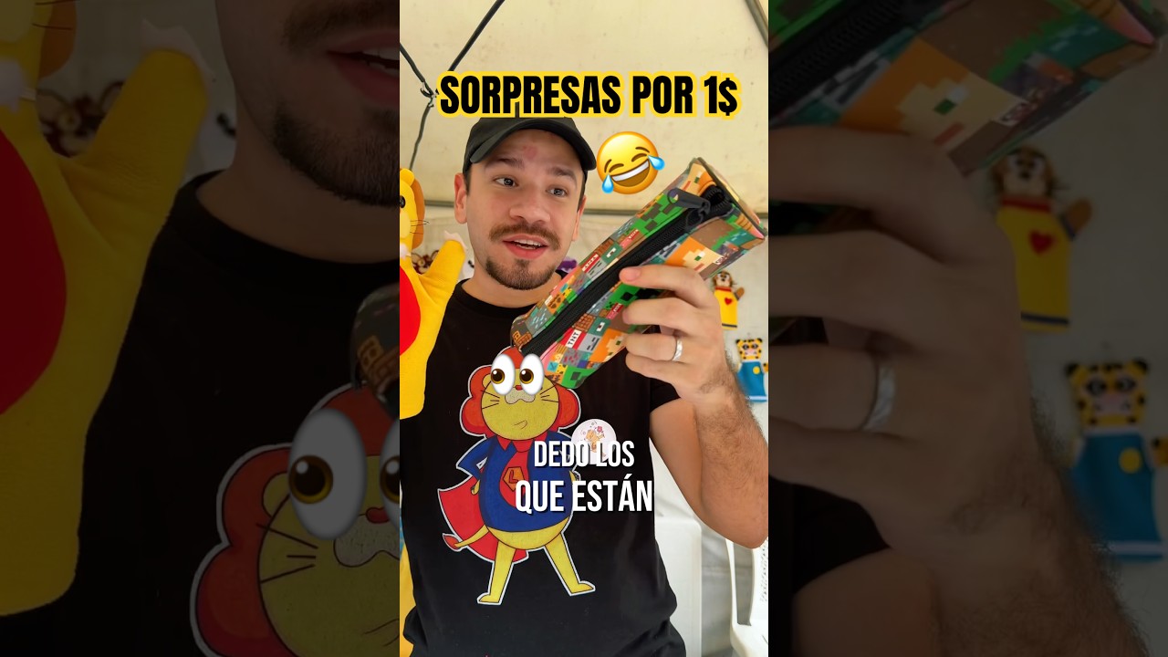 TITERE SORPRESA POR $1 #vendedor #leoncio #titeres #humor #minecraft #memes
