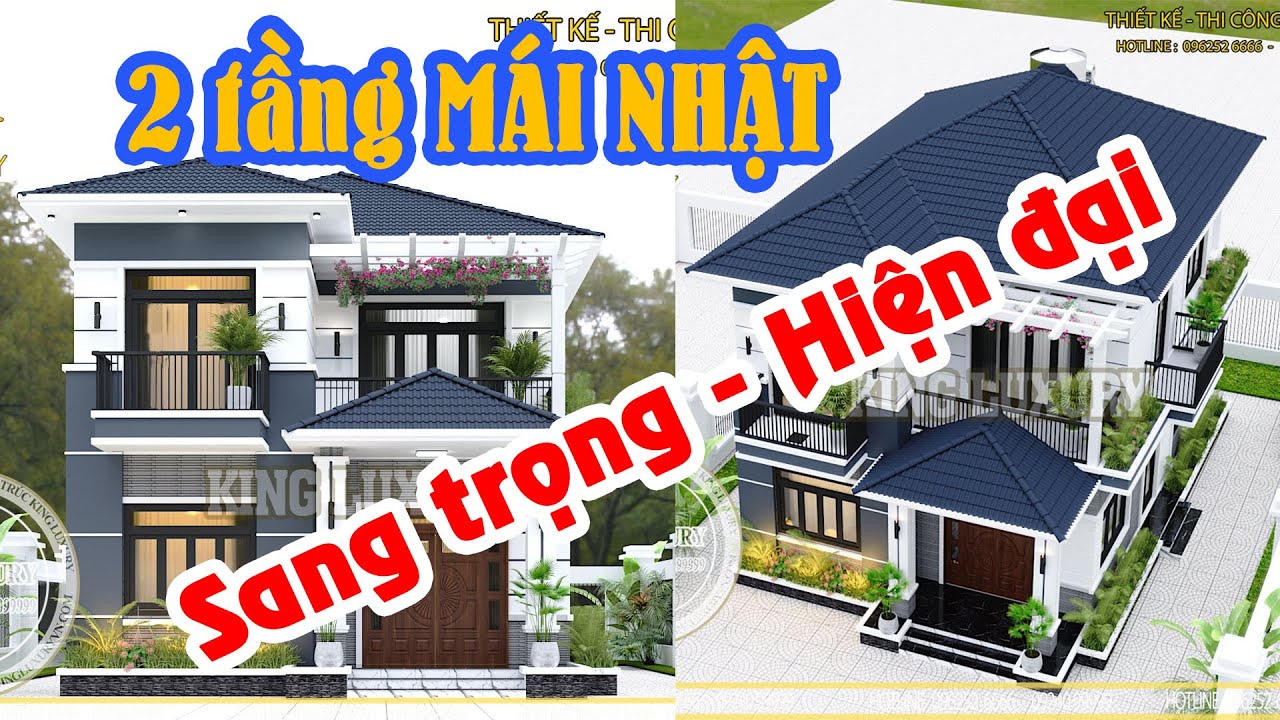 Mẫu nhà 2 tầng MÁI NHẬT được yêu thích nhất 2021| MAXHOME - Thiết ...