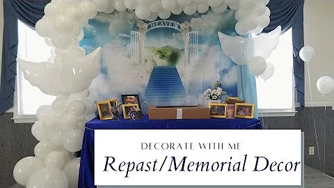 Repast Decor| Memorial Decor| Decorate with me