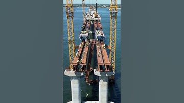 Catastrophic FAIL: Workers PLUNGE Into Ocean as Bridge Collapses! #BuildingCollapse