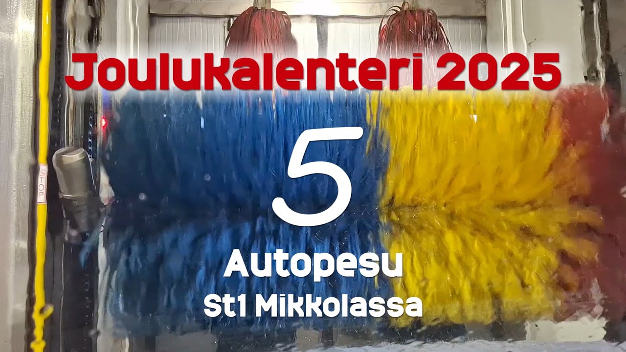 Autopesu St1 Mikkolassa – Joulukalenteri 2025 - 5