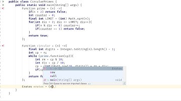 Project Euler Problem 35 Circular Primes Java Solution
