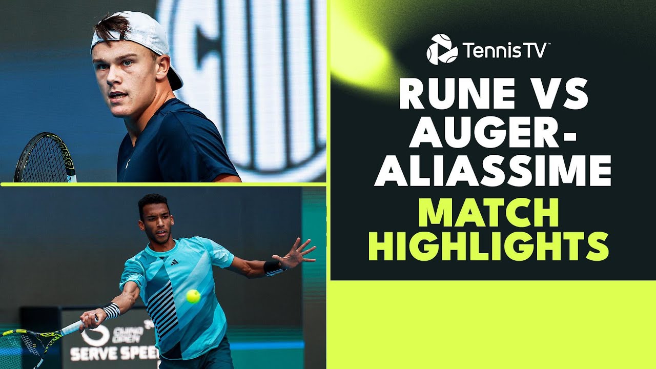 Holger Rune vs Felix Auger-Aliassime Match Highlights! Beijjng 2023