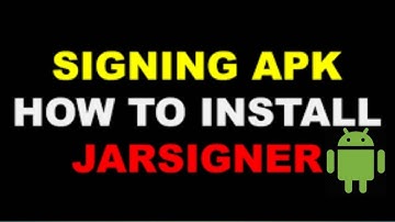 How To Sign Apk Manually Through Jarsigner And Ziplign