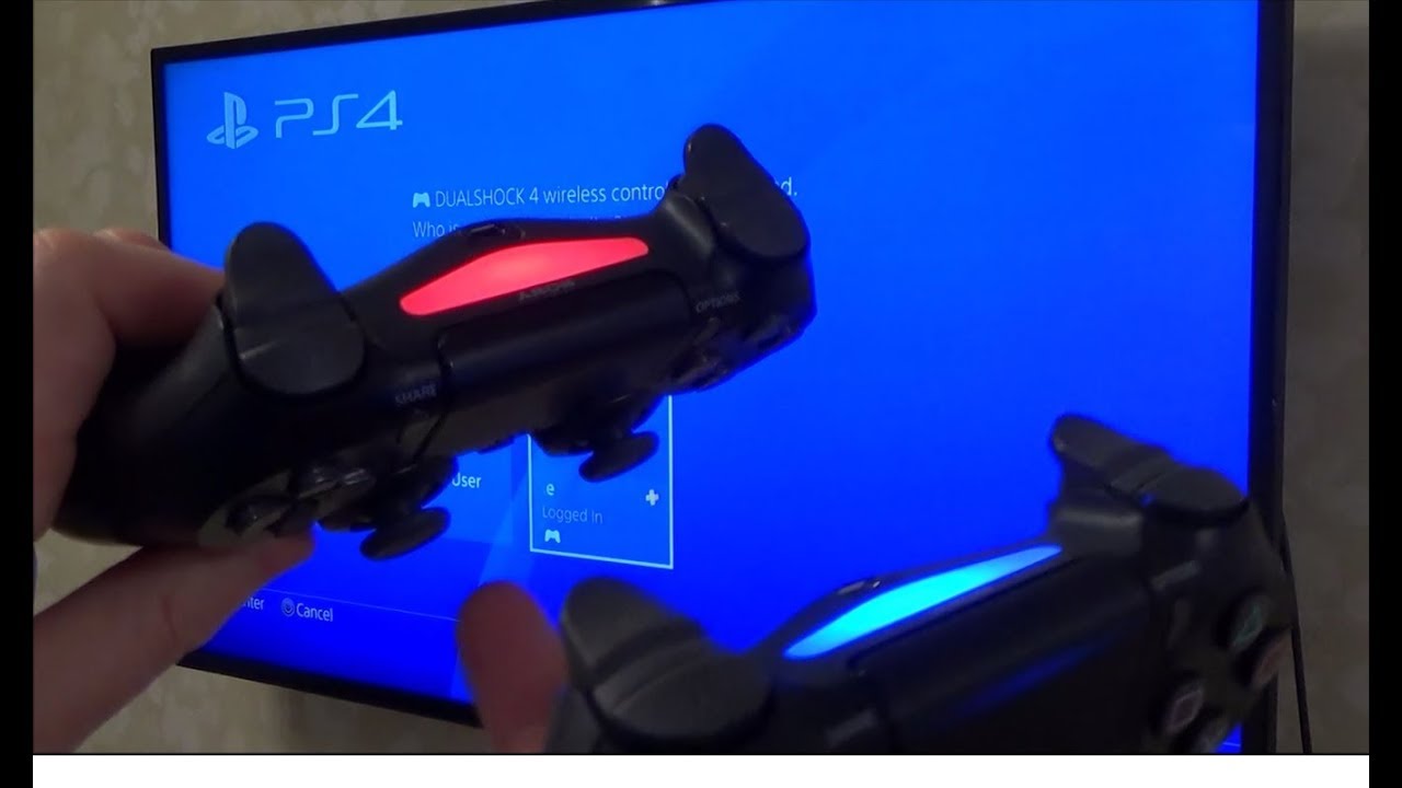vogn Zoom ind hård How to Connect PS4 Controllers to a PlayStation 4 Pro Console - YouTube