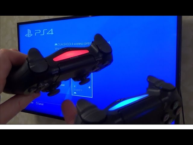 gøre ondt øve sig Indsigt How to Connect PS4 Controllers to a PlayStation 4 Pro Console - YouTube