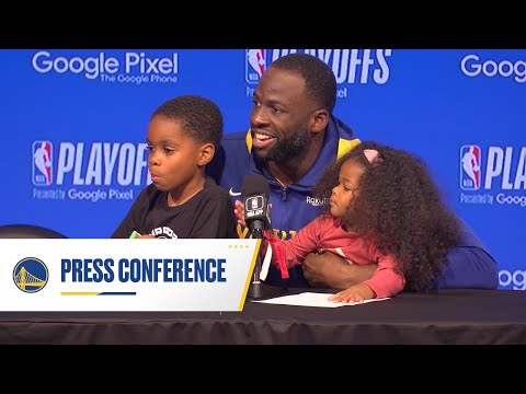 Draymond Green's Kids Join Him to Recap Warriors Win Over Lakers | May 4, 2023