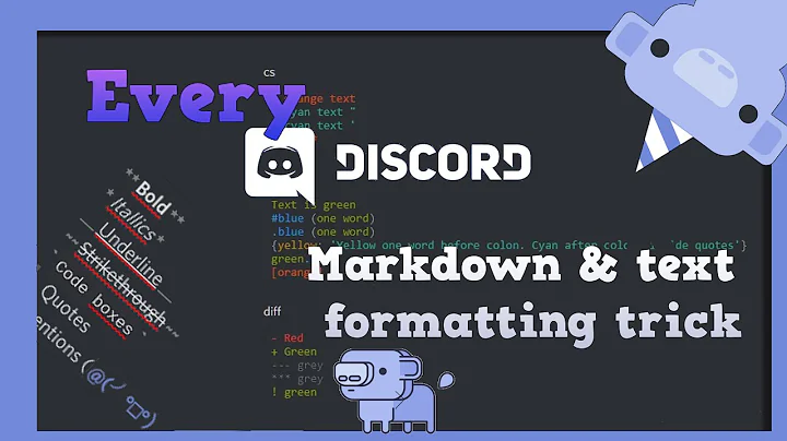 Master Discord Markdown & Text Formatting Tricks