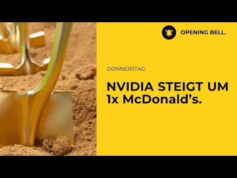 NVIDIA gewinnt das Äquivalent von 1x McDonald's an Wert