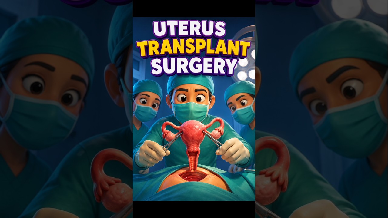 Inside a Uterus Transplant Surgery | Uterus Transplant Surgery Explained in 3D Animation